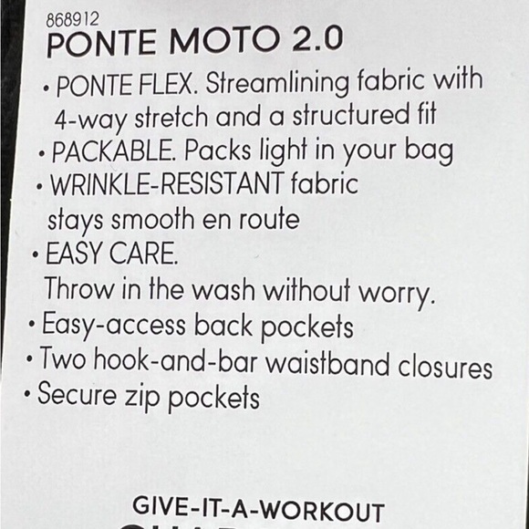 Womens Athleta pointe knit 2.0  with zippers - Picture 2 of 9